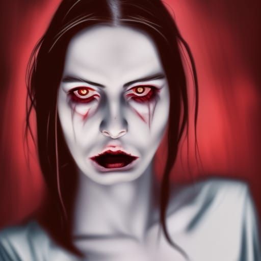 Vampire Portrait in Professional Photography Style