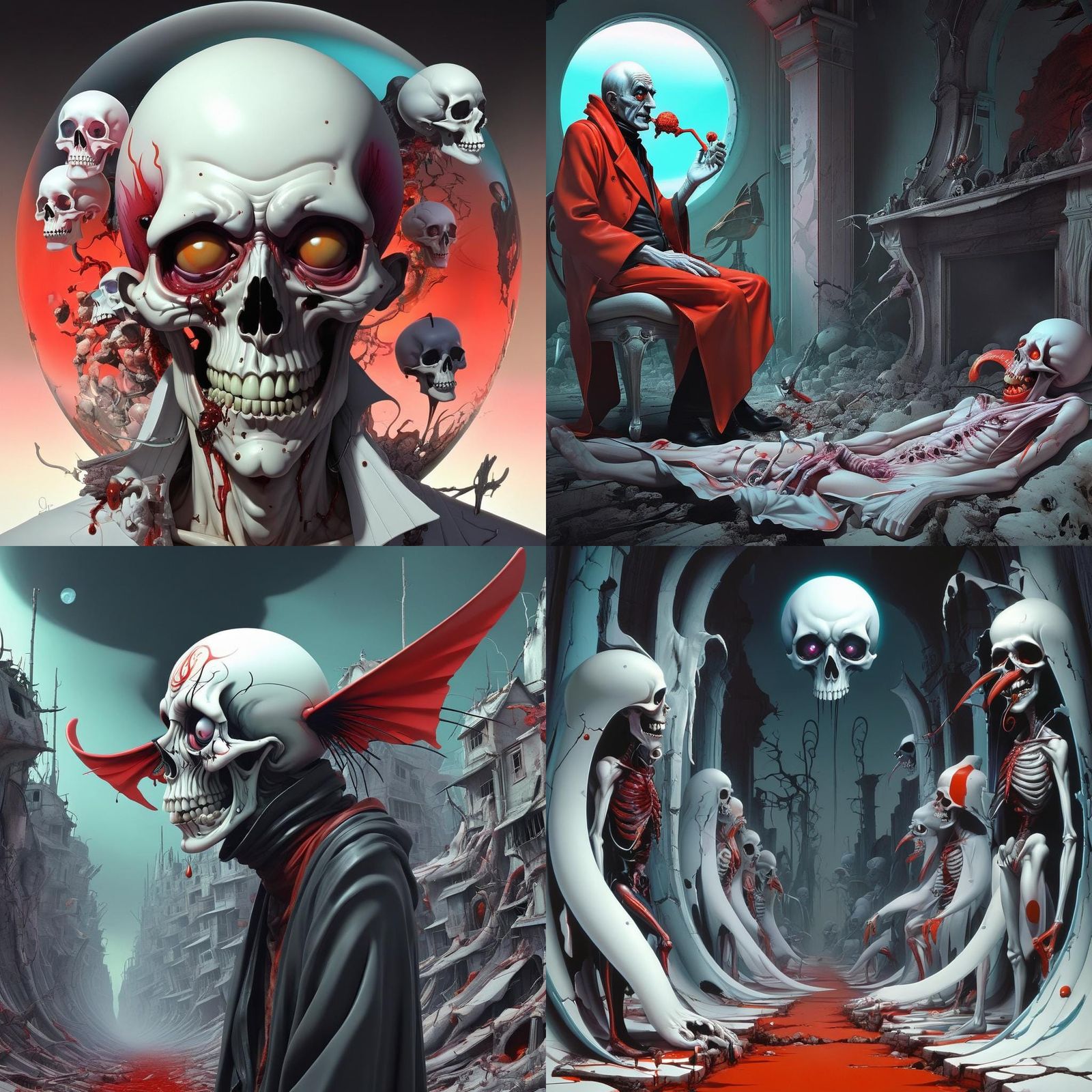 Surreal Apocalyptic Art Inspired by Escher