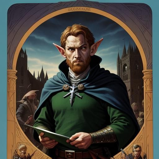 Macbeth, Elf Patron Saint of Aardvarks: Comic Art