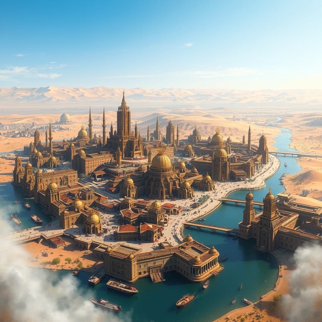 Volenfell in Prime: A Grand Fantasy Cityscape