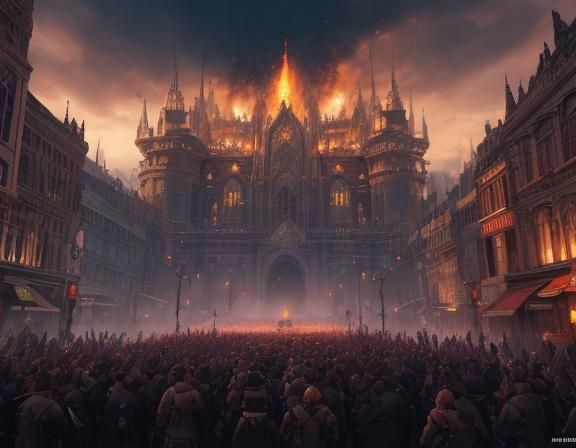 Fantastical Land of Confusion in Detailed Matte Painting