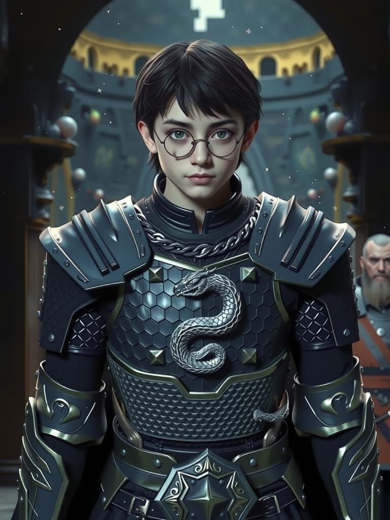 Dark Knight of Westeros in Epic Armor