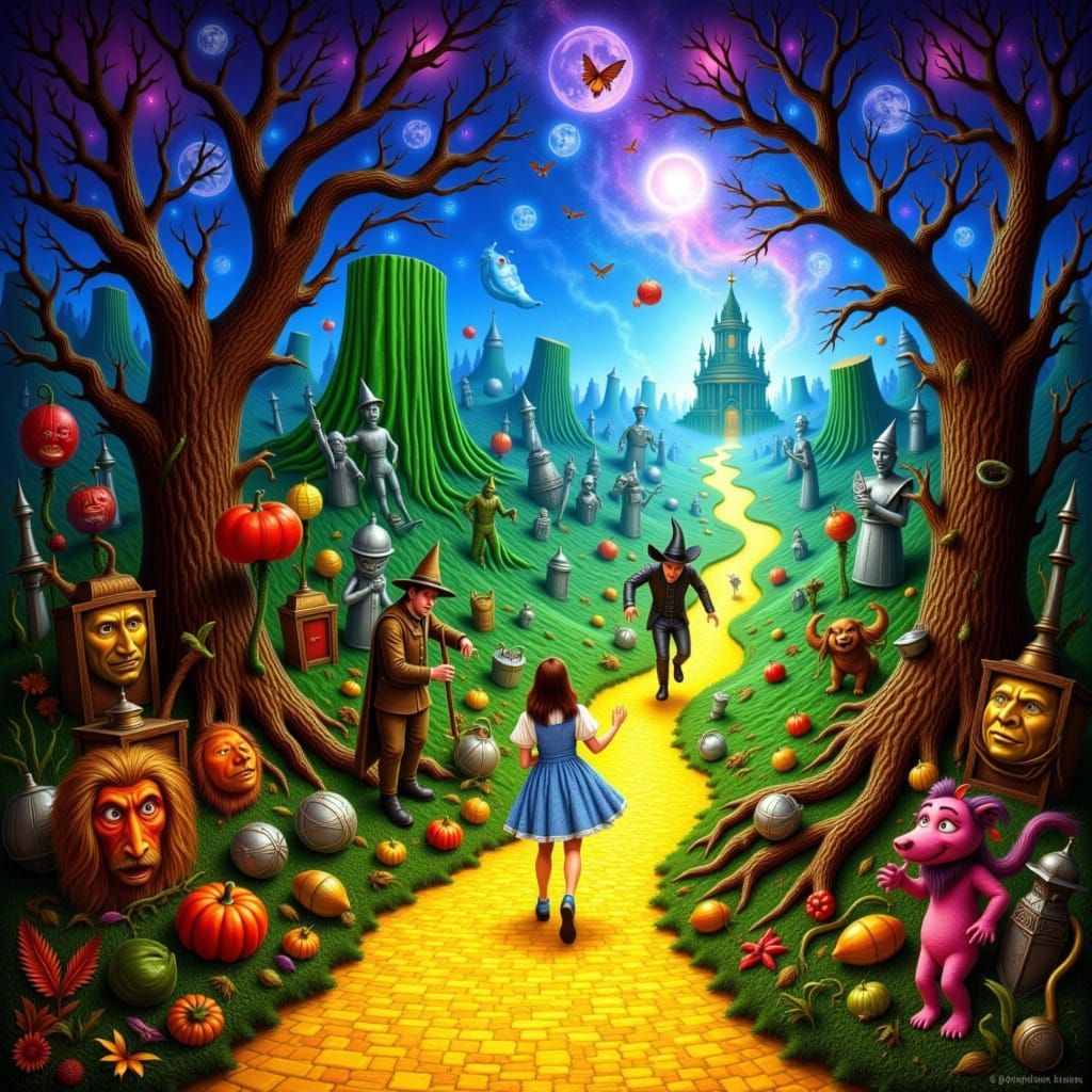 Dorothy's Surreal Journey Through Oz
