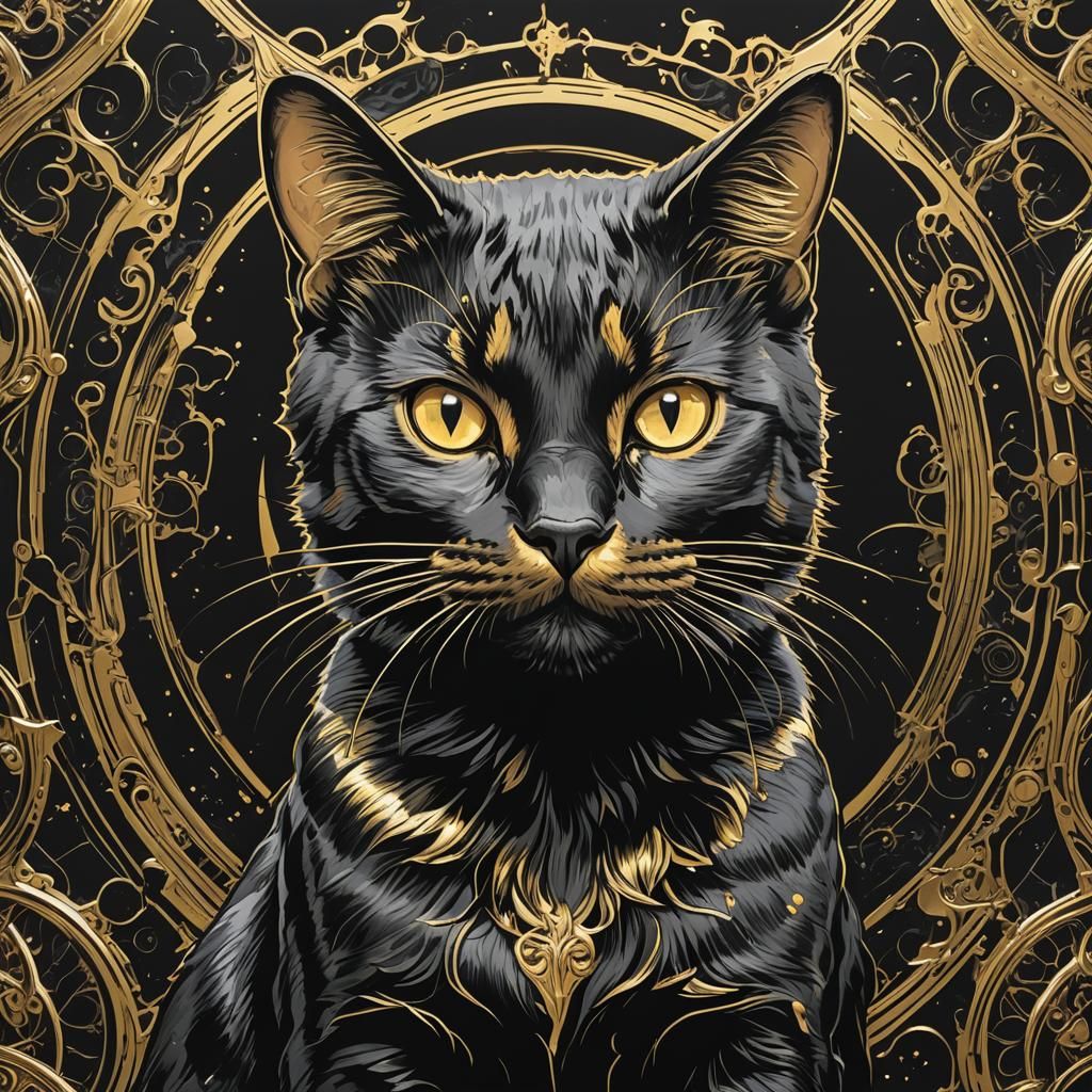 Picture of monochromatic black background one liquid metalli...