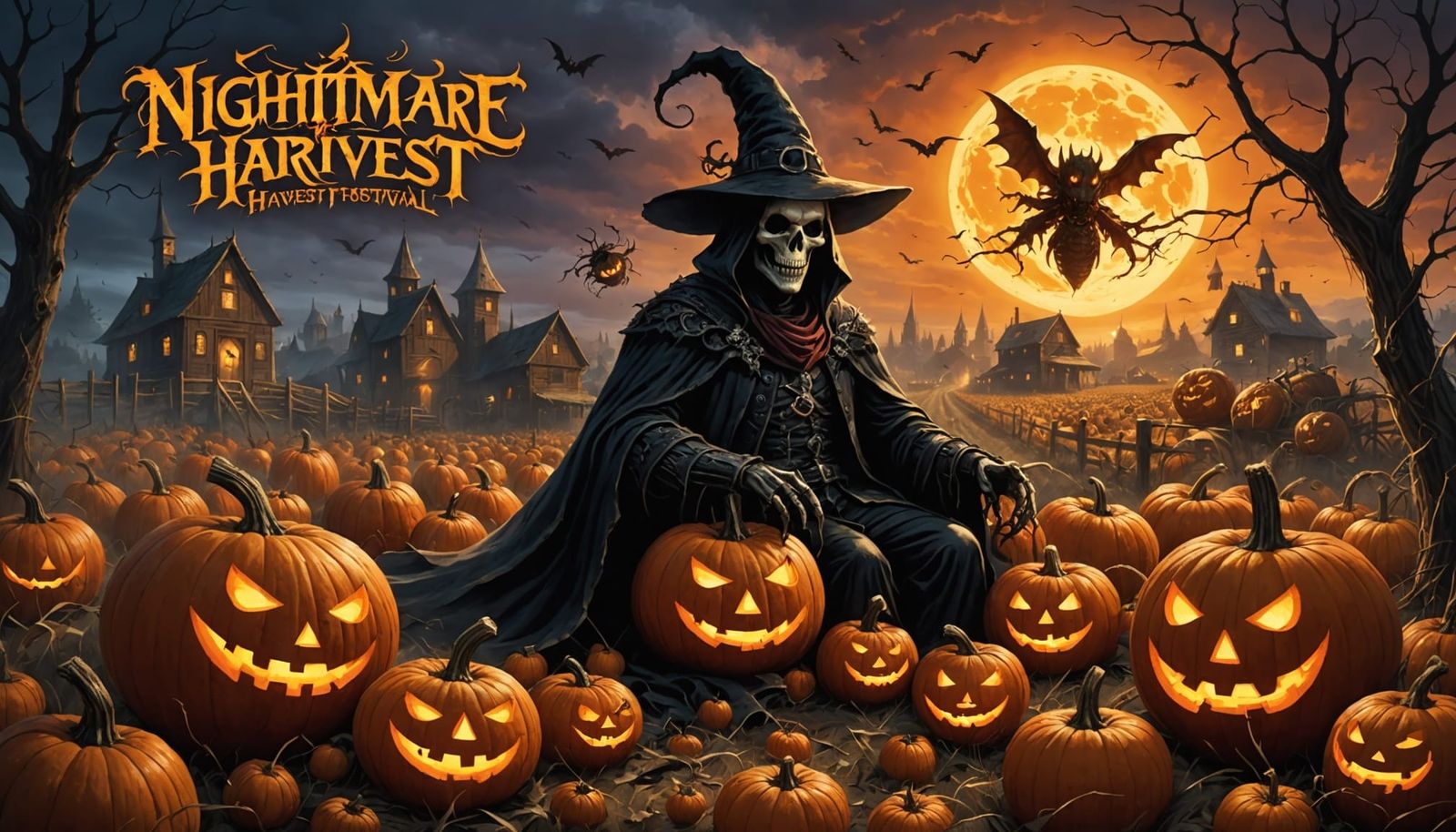 Nightmare Harvest Festival Scene