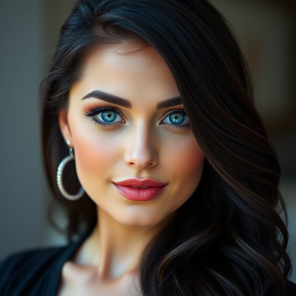 Ethereal Goddess in Crystal Blue