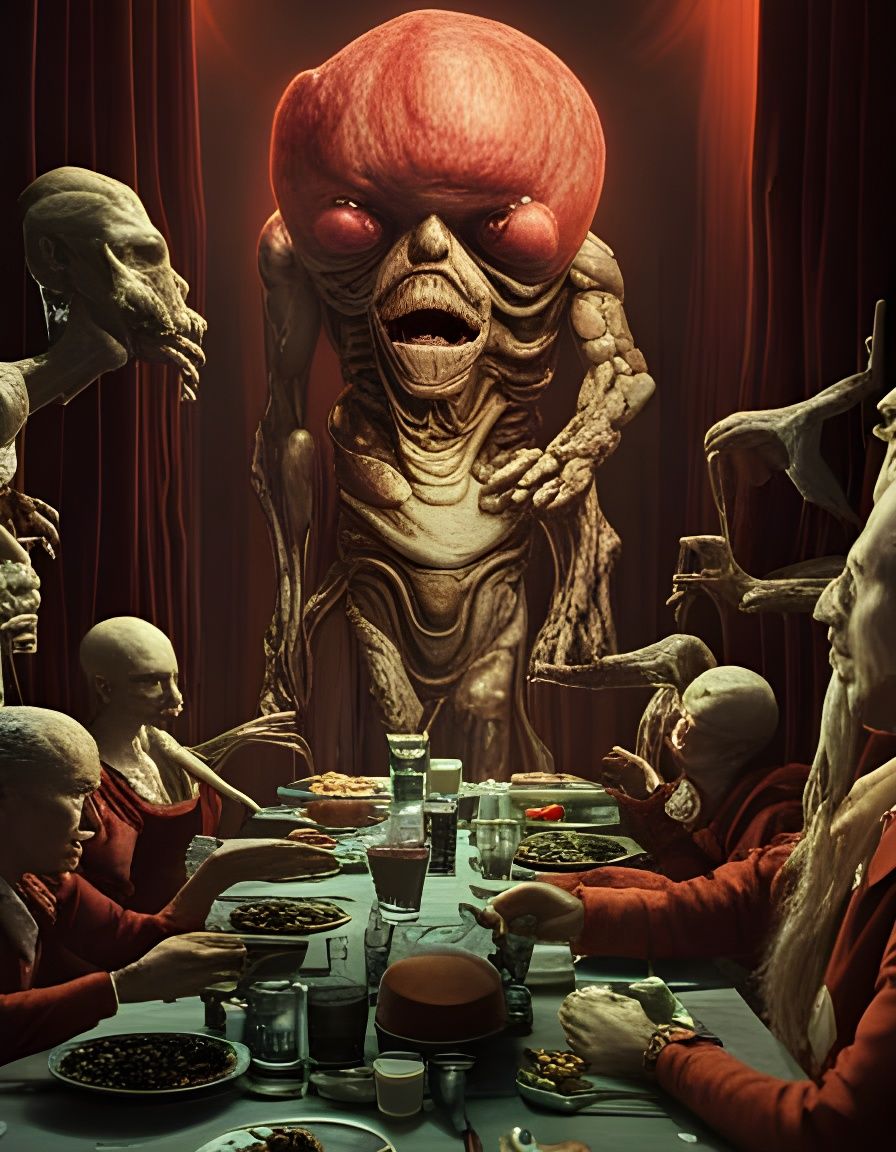 Dreamlike Feast of Futuristic Beings