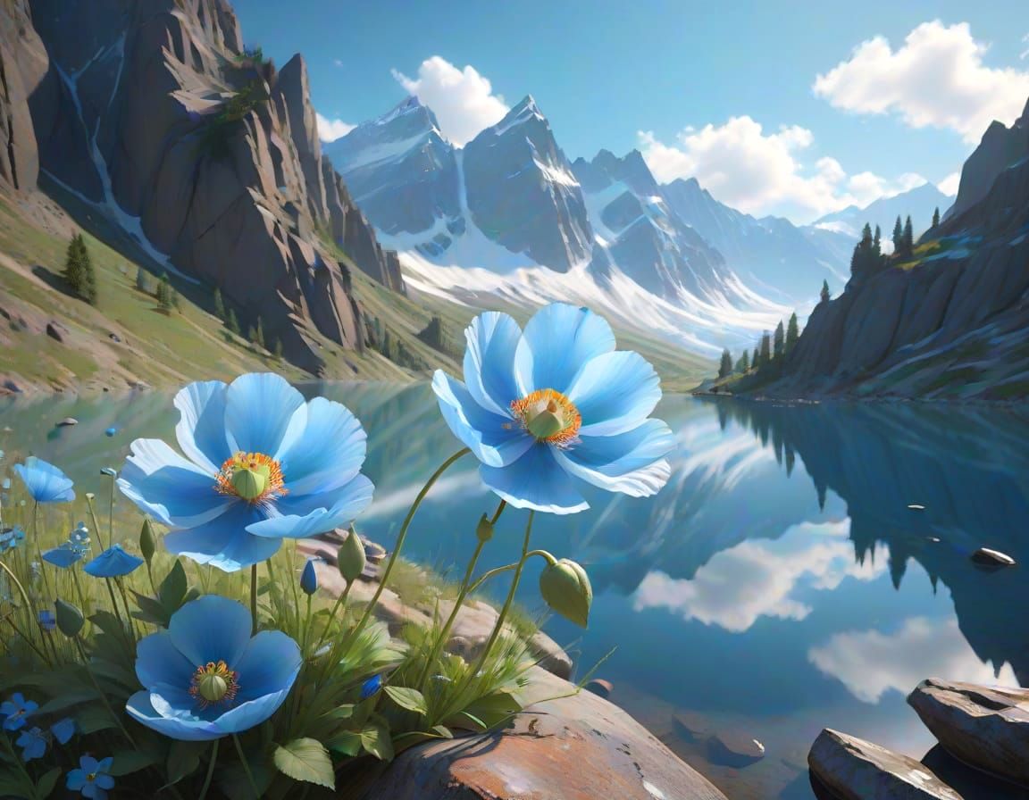 Himalayan Blue Poppies