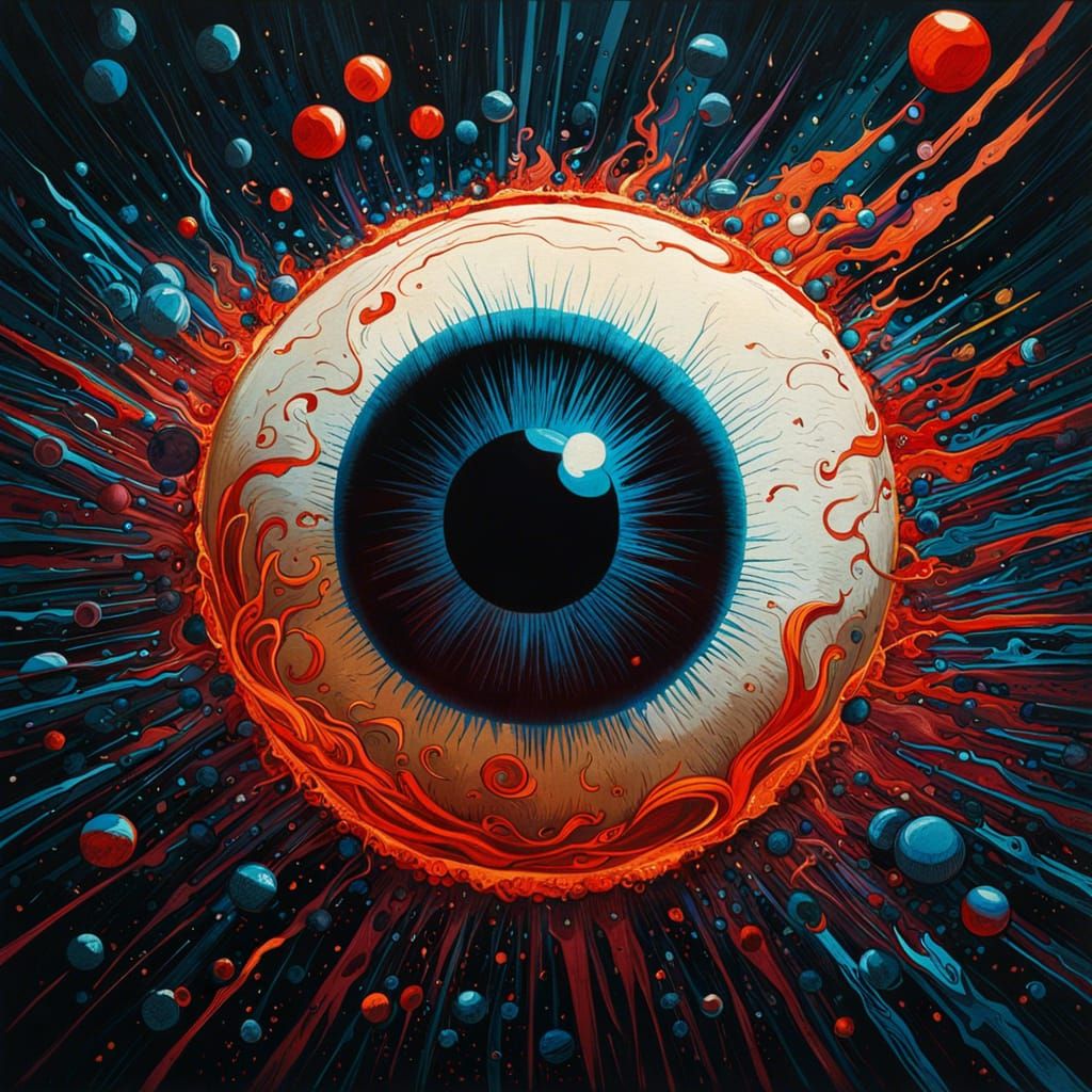 Eyeball Paint Explosion