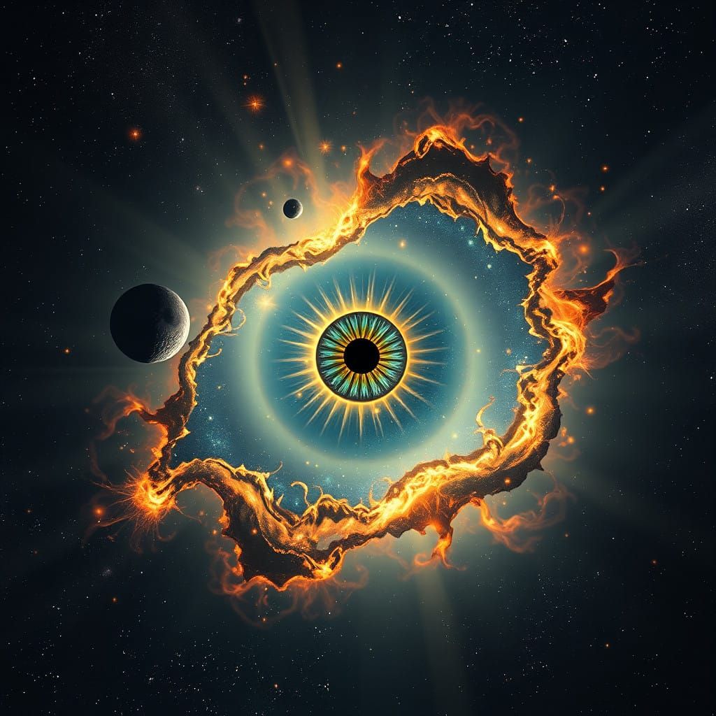 Cosmic Eye in the Abyss