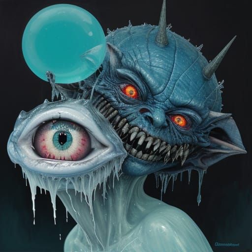 Frosty Goblin Tango in Bosch-Inspired Nightmare