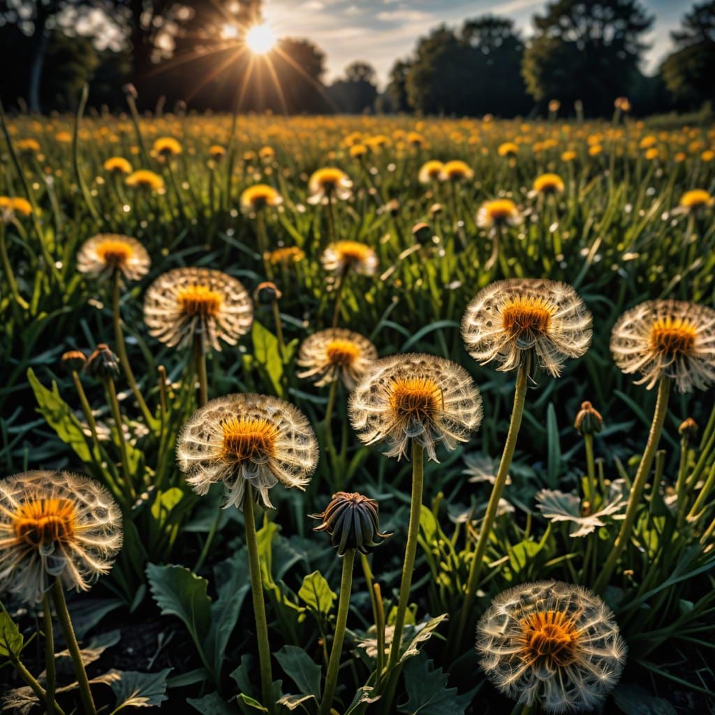 dandelions