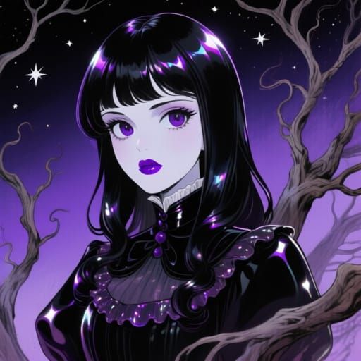 Jelly Anime Edwardian Wednesday Addams Gibson Girl