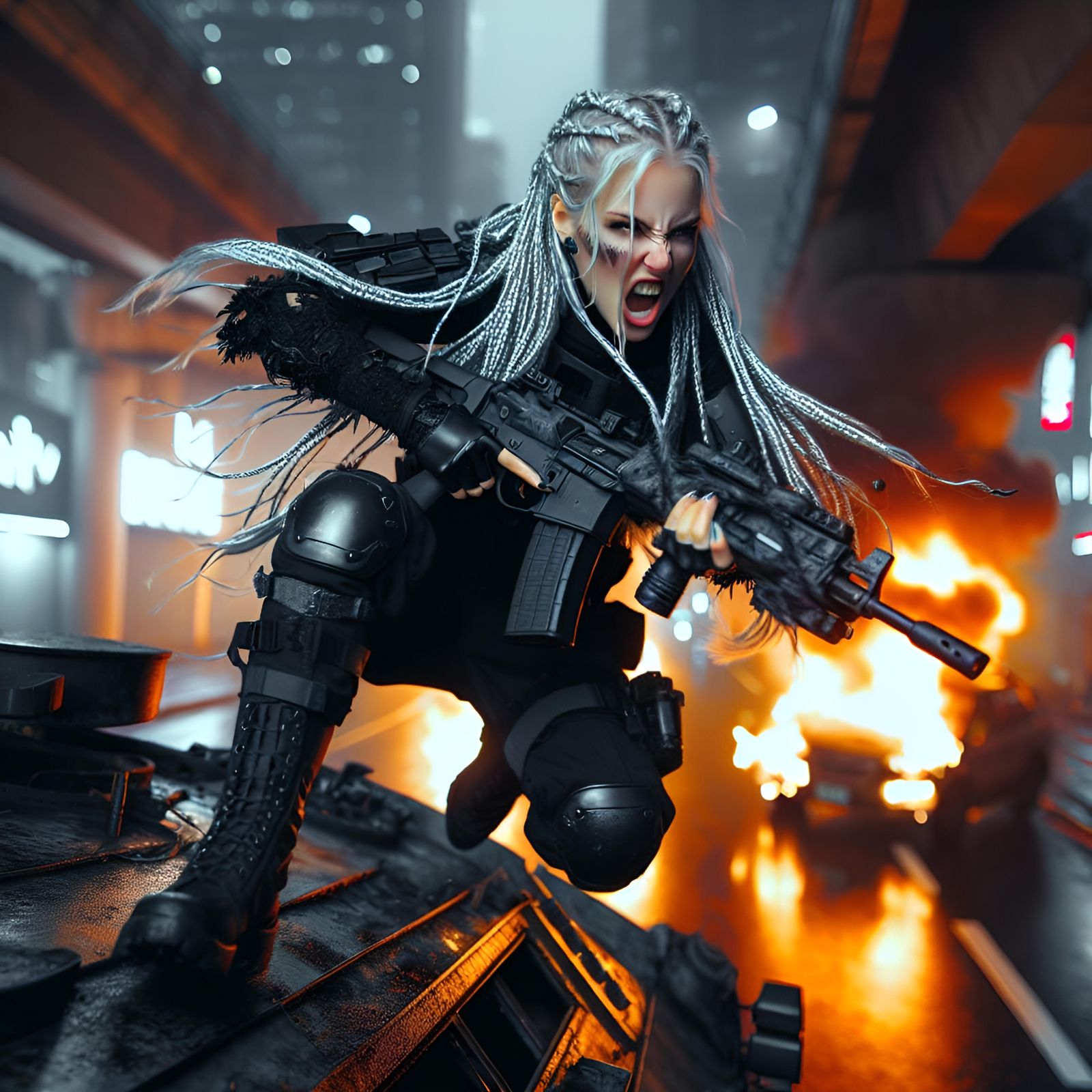 Cyberpunk 2020 : Aggression and Passion were one.