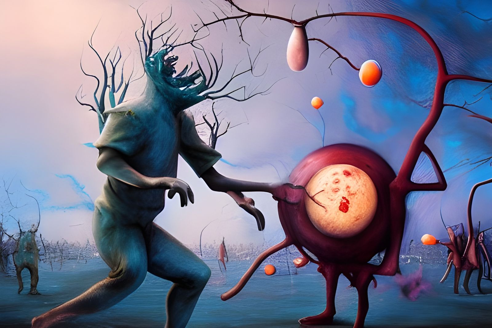 Hyper-Detailed Horror Concept Art in Photorealistic Style