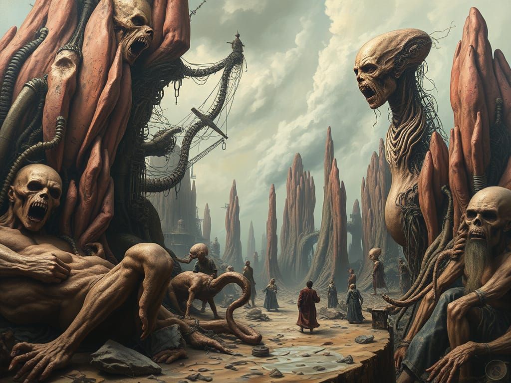 Grotesque Beauty in Decay