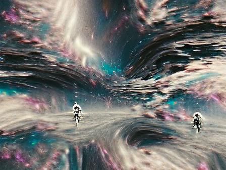 Interstellar Space Scene