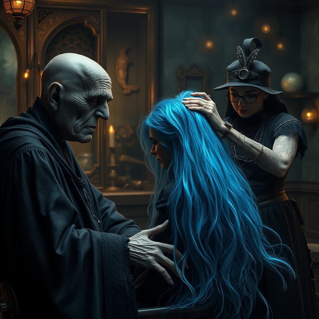 Witch's Hair Salon: Steampunk Fantasy in 3D