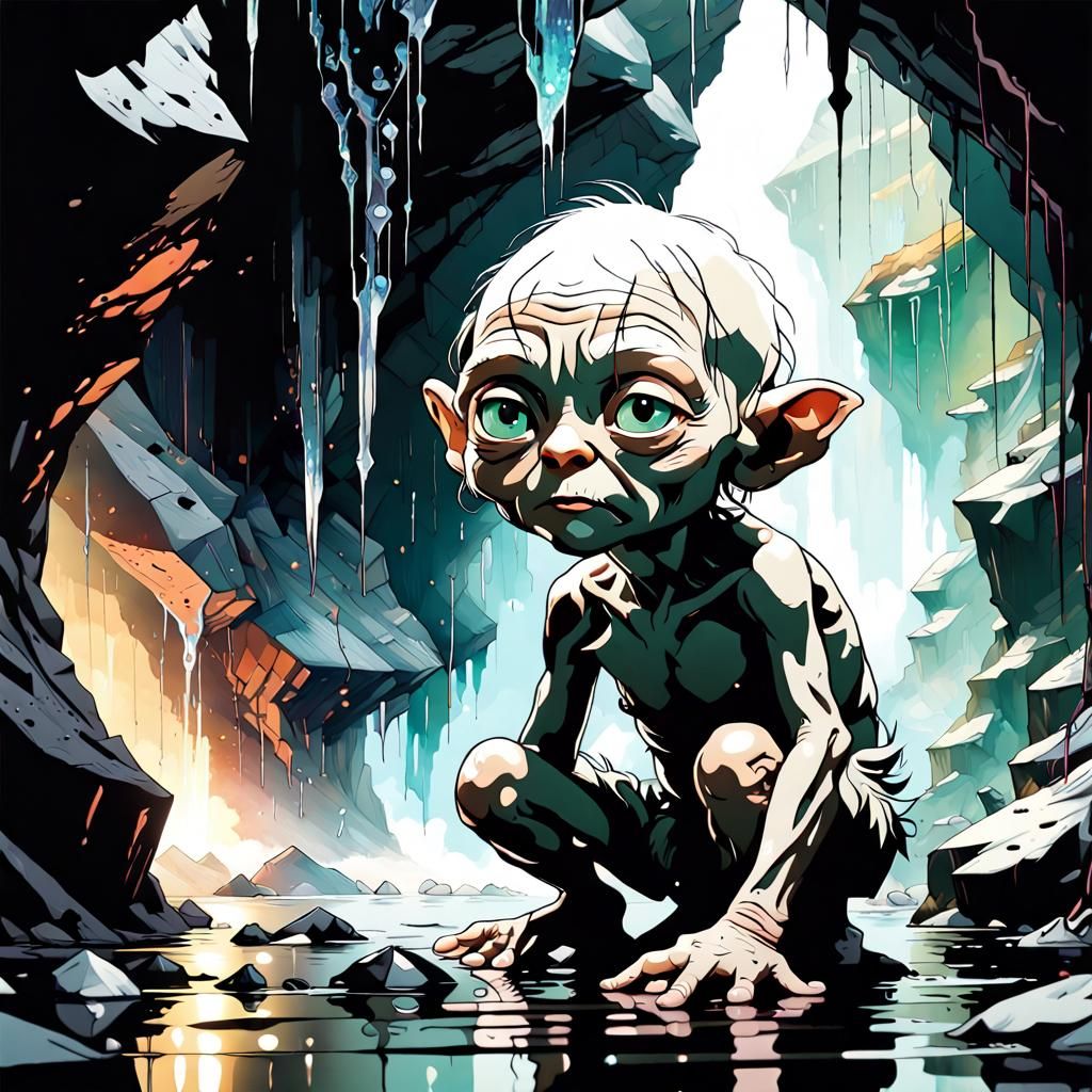 “Curse us and splash us! My precious is lost!”