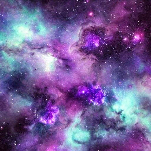 AI Generated Purple Universe