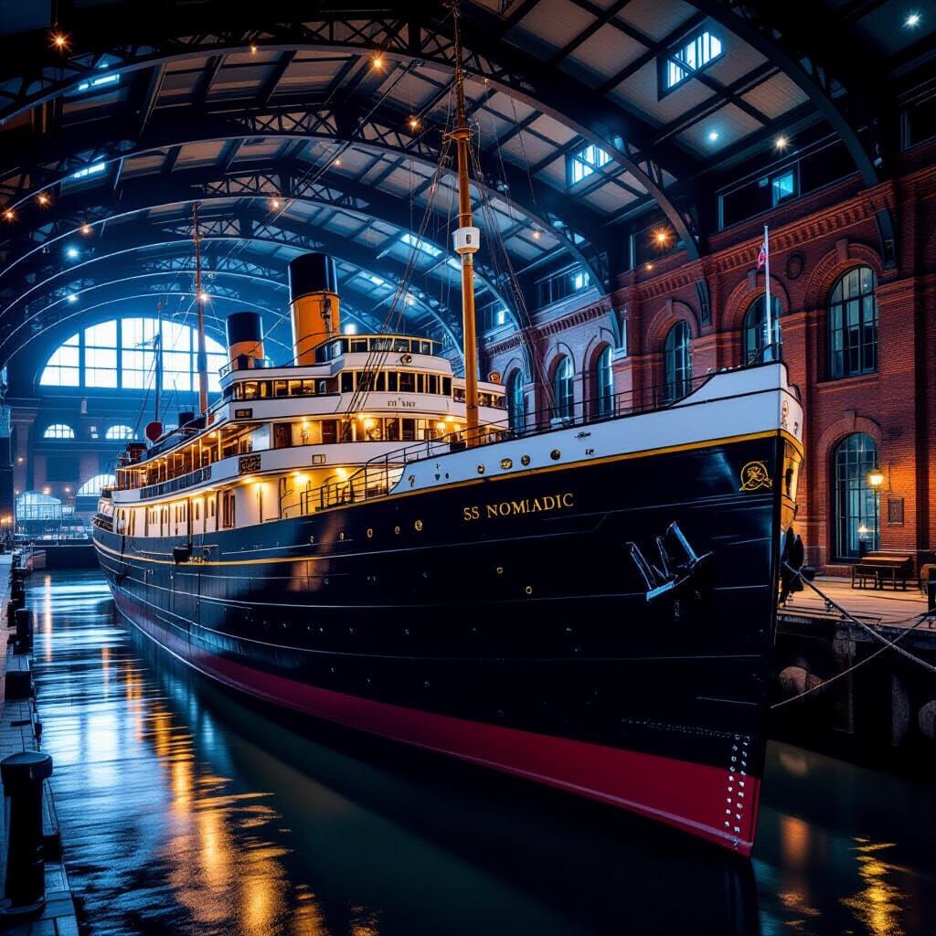 SS Nomadic at Titanic Belfast: Maritime Art