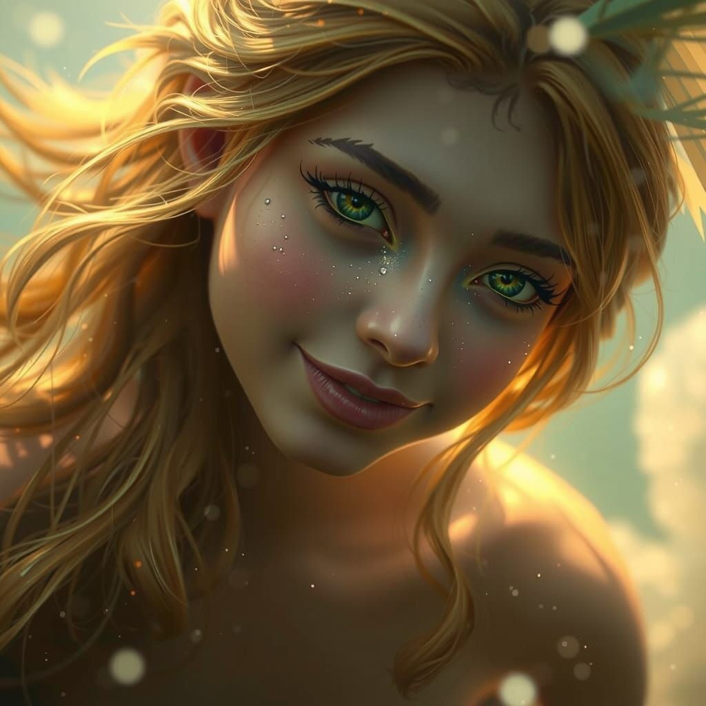 Expressive Hungarian Eyes in Whimsical Dreamlike Atmosphere