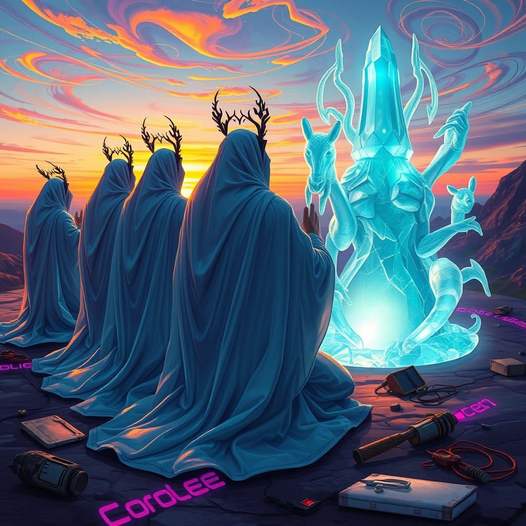 Deities in Crystal Robes, with Ethereal Subconscious and Dig...