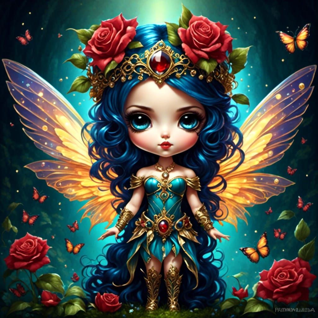 Chibi Fairy with Delicate Features