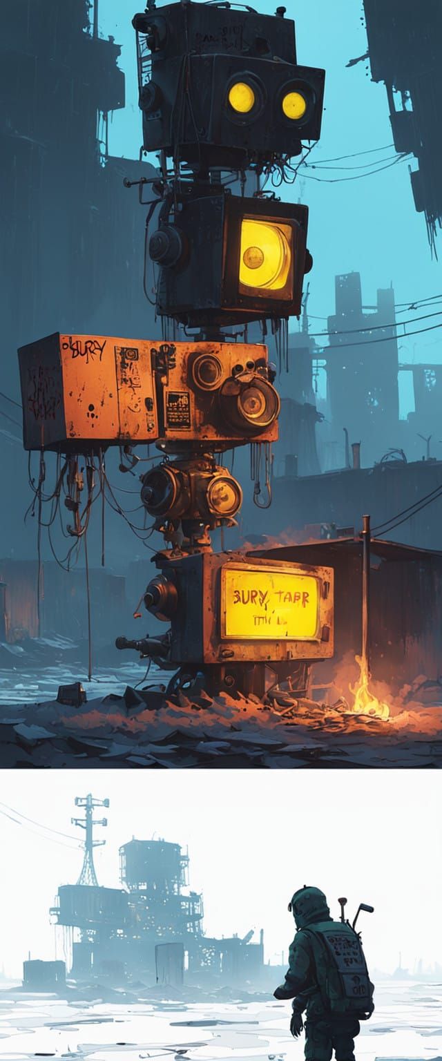 Gritty Industrial Lyric Video in Distressed Metal Style
