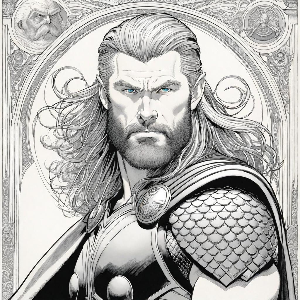 Thor by Chris Riddell