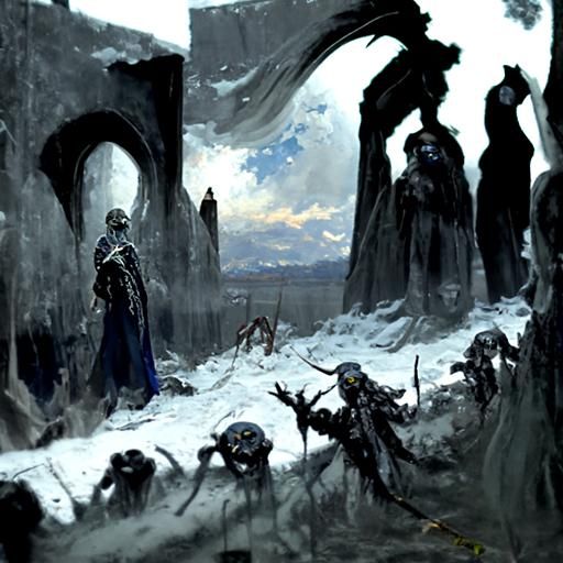 Rings of Power in Dark Fantasy Style