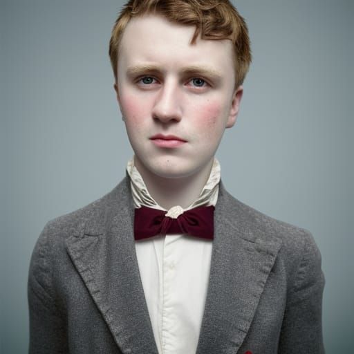 18th Century English Man Portrait, Professional Photography