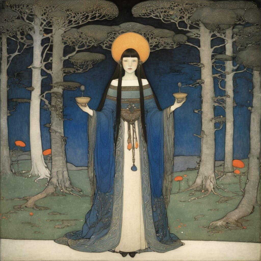 Enchanting Fairy Tale Illustration in Classic Style