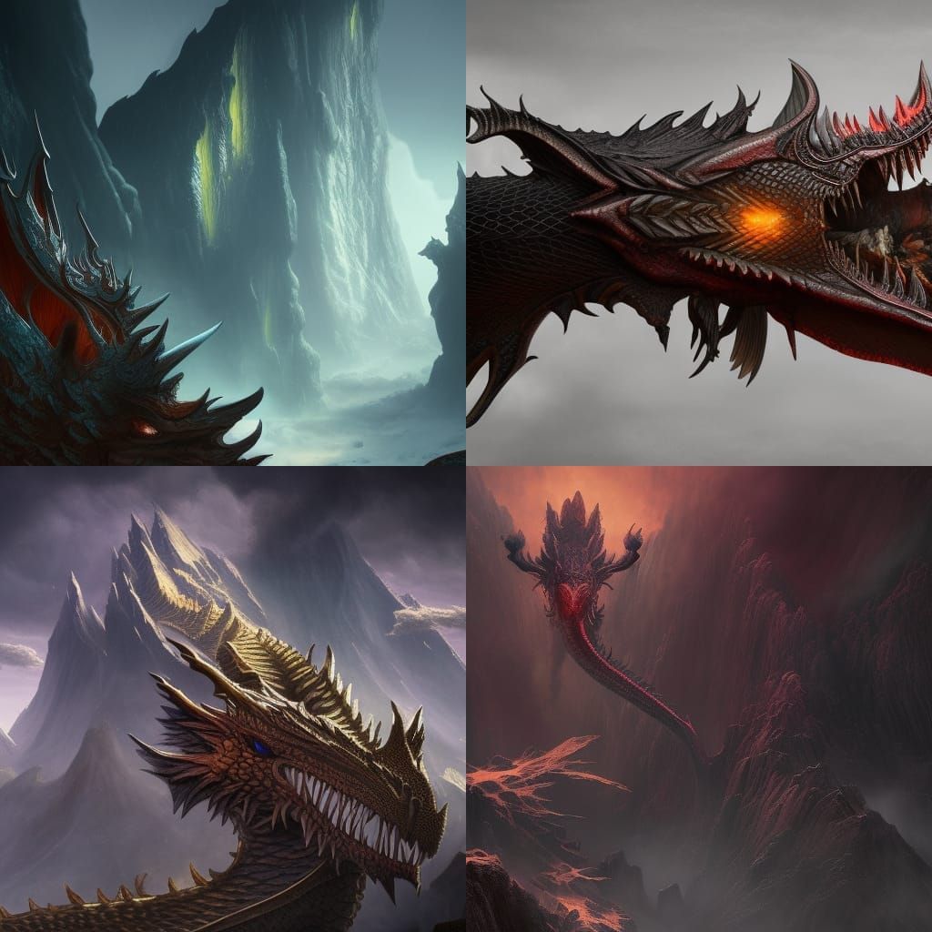 Epic Dragon Tooth Dagger Fantasy Art