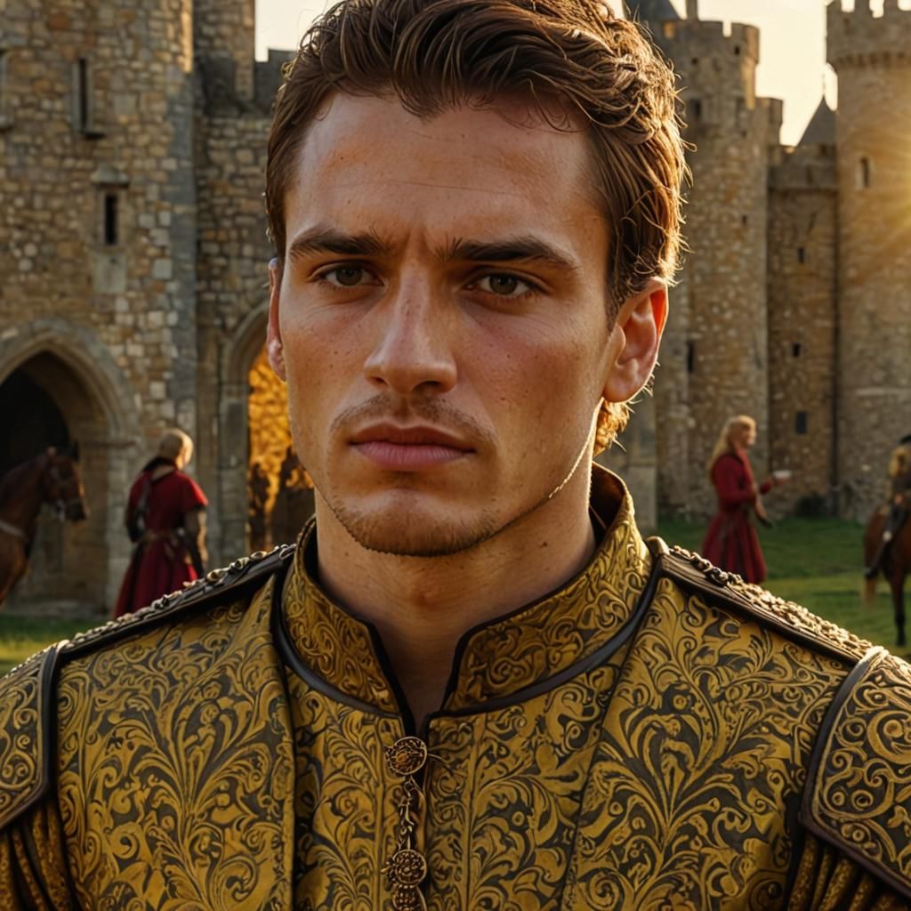 Medieval Lord in Golden Sunlight: Game of Thrones Style