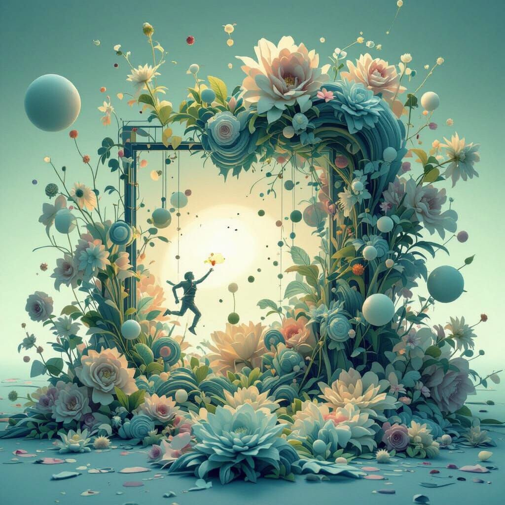 Phantasmagoric Photo Studio with Abstract Surrealist Style