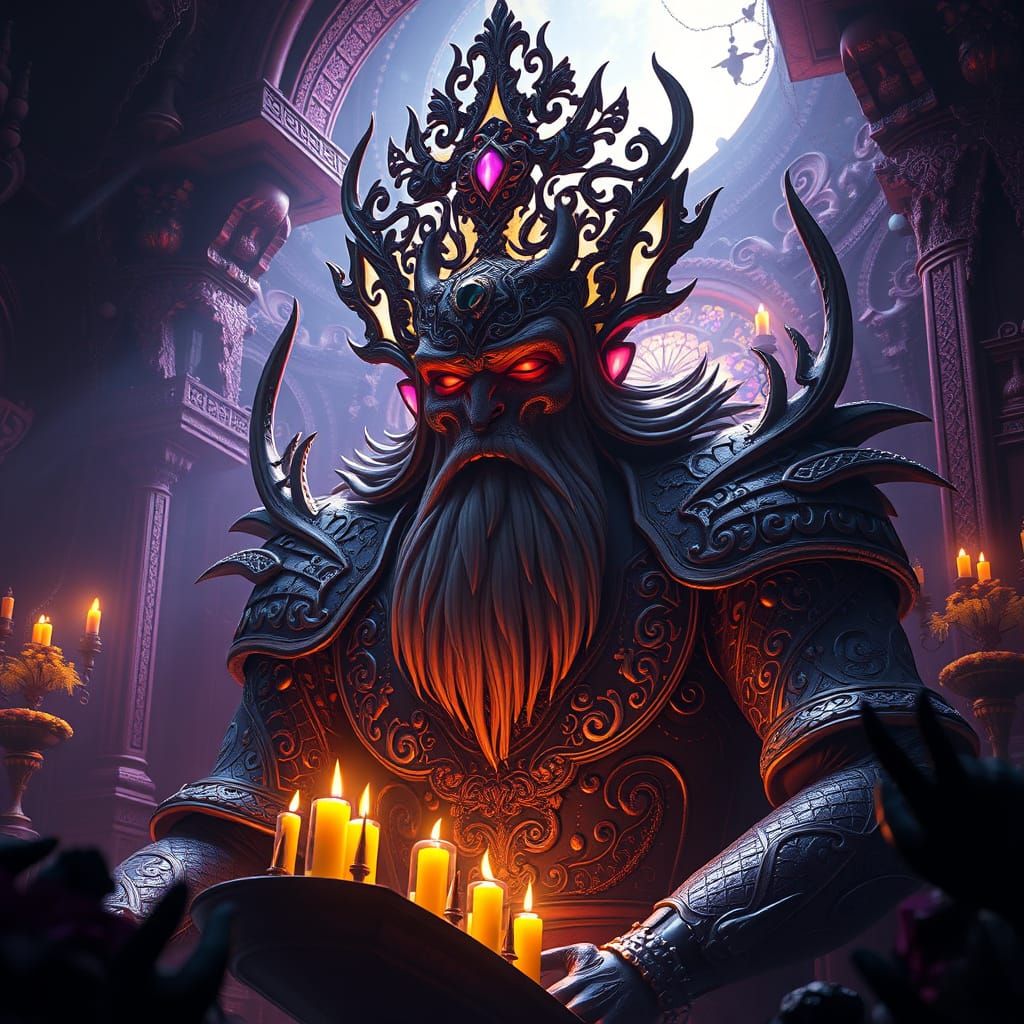 Majestic Figbash in Dark Fantasy Realm