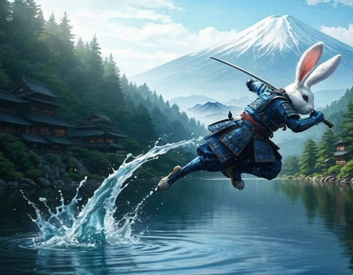 Abstract Blue: A Minimalist AI Artwork