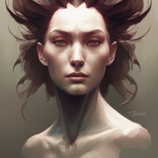 Detailed Pterodactyl Portrait in Hyperdetailed Style