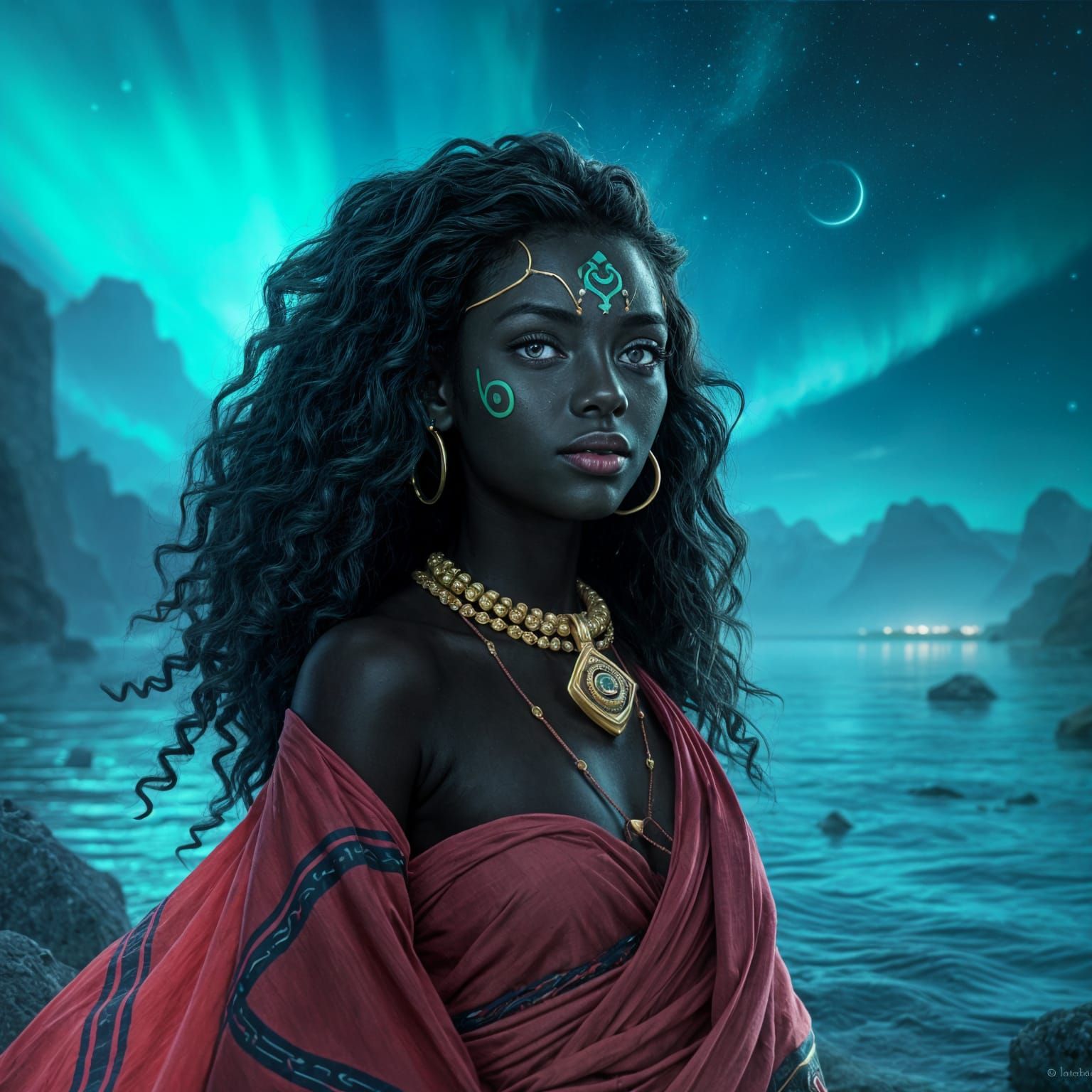 Mami Wata, the African Water Goddess, in Ethereal Volumes