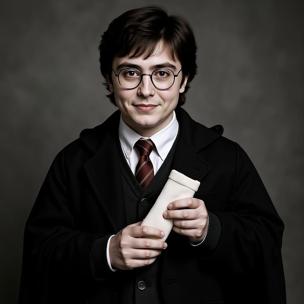 Dobby's Freedom: The House Elf Holds a Sock