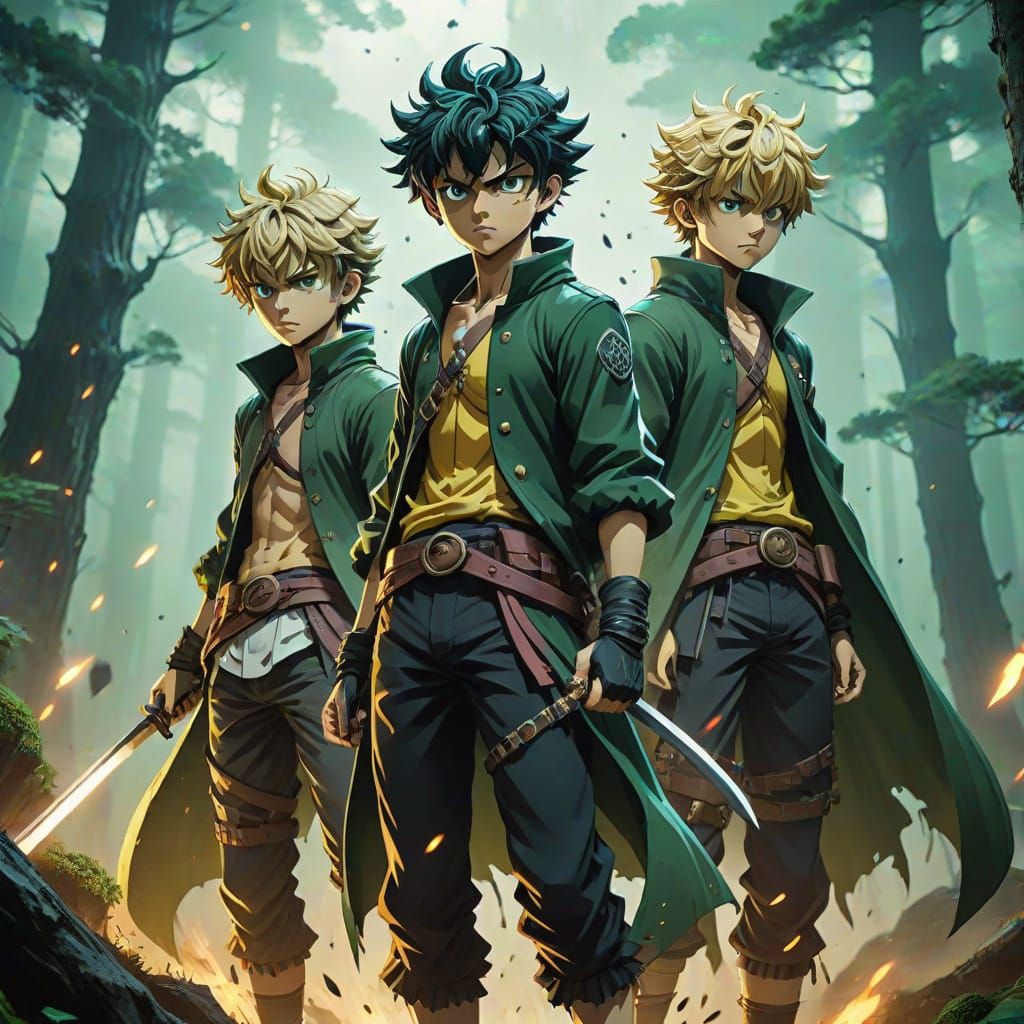 Asta and Yuno Stand United in Dark Fantasy