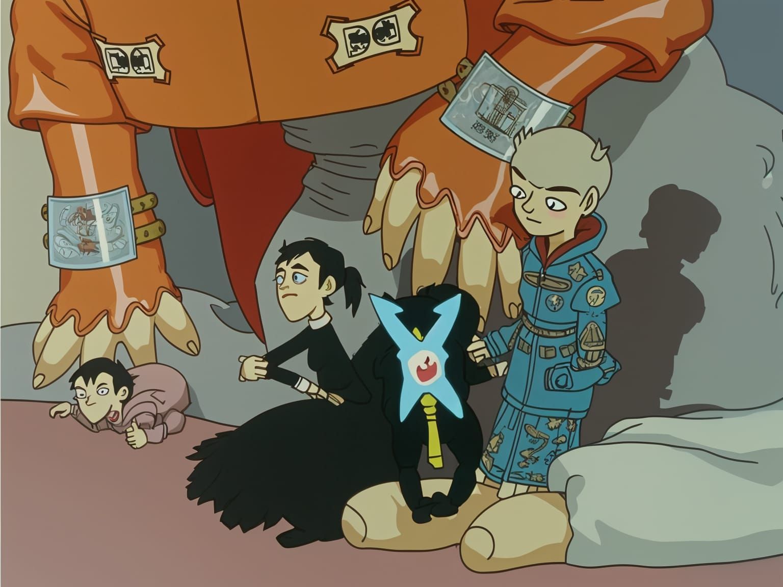 Electropunk Cyborgs in Dark Futuristic Attire