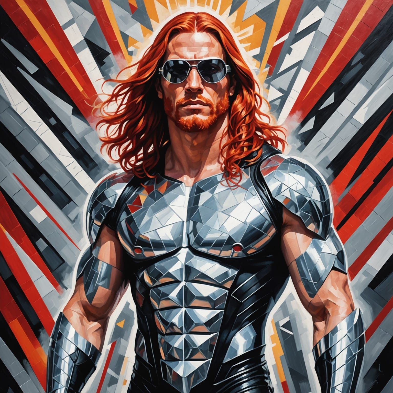 Divine Wrestler in Heavenly Sunshine