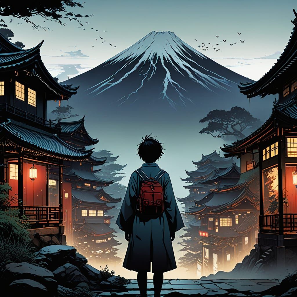 Panoramic Digital Art in Amano Style