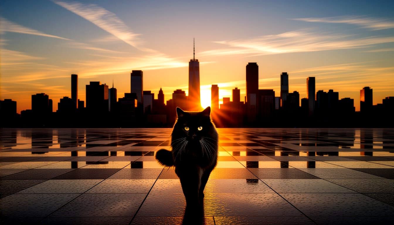 Persian Prince Sunrise Cityscape in Dramatic Lighting