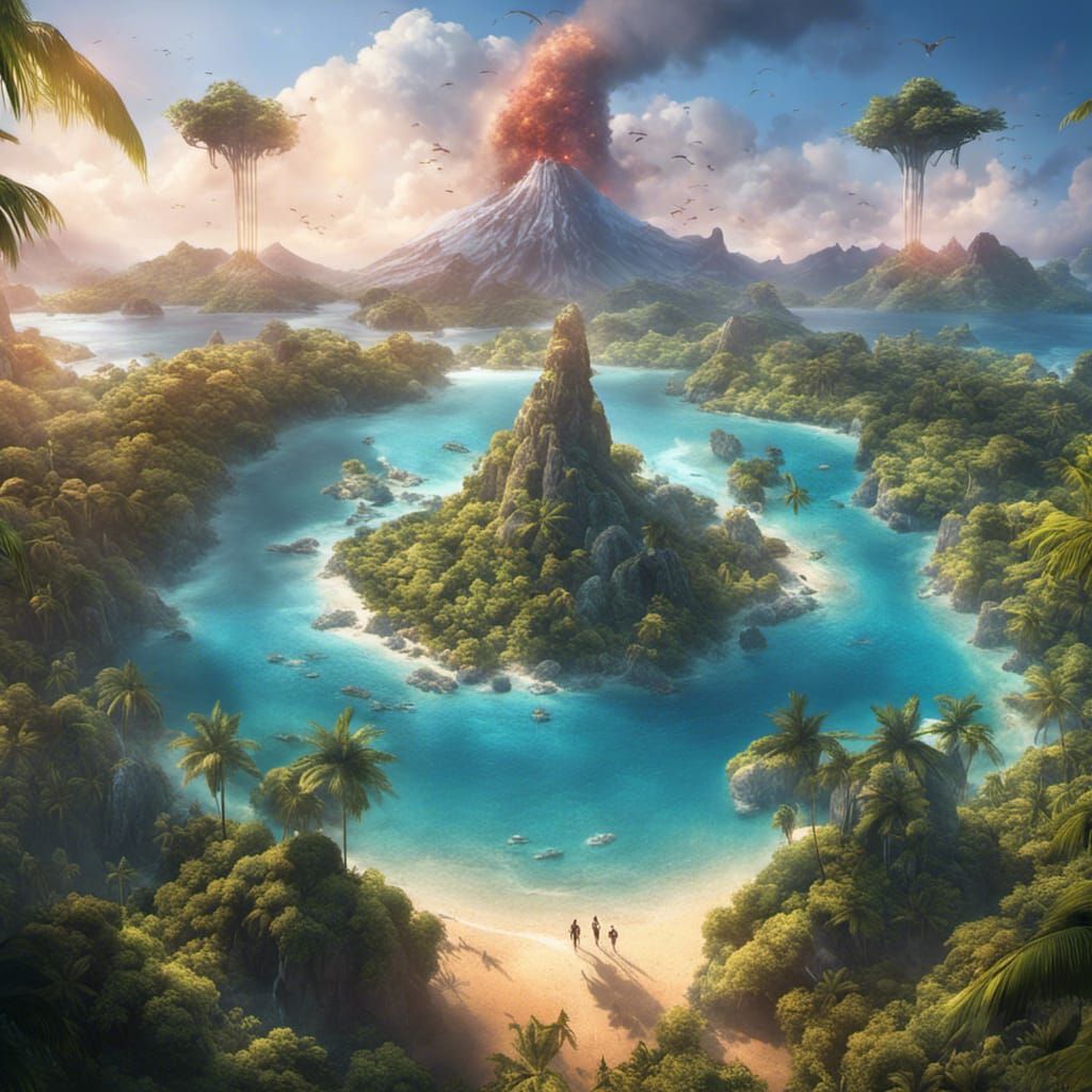 Fantasy Island: Volcano, Jungle, and Magic Sands