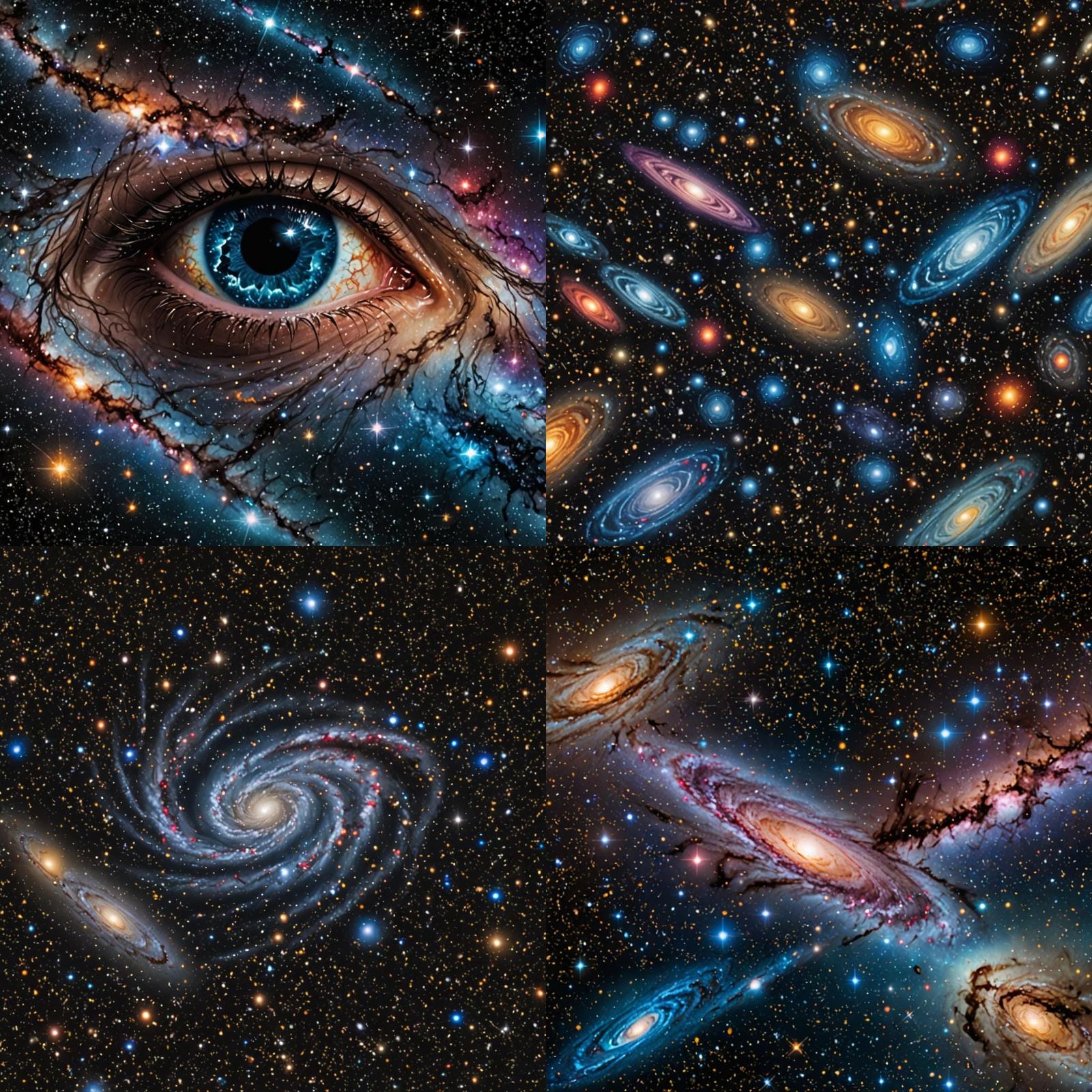 Eye Observes the Universe: Galaxies and Supernovas