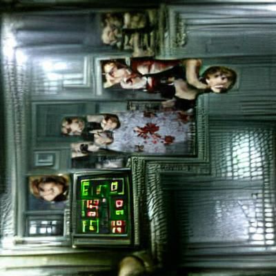 Zombie Emerging from Shadows in Horror Style