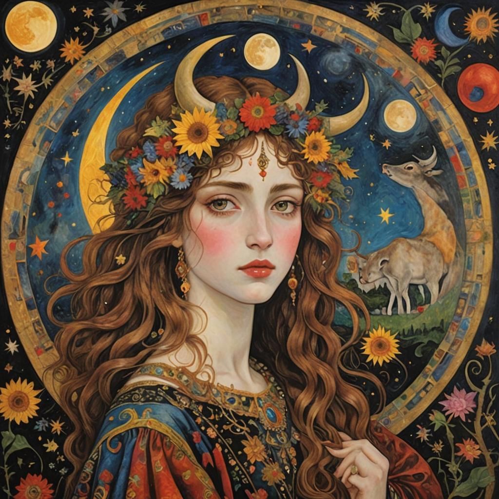 New Moon in Taurus: Cosmic Bohemian Art
